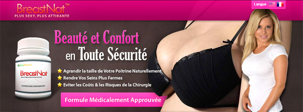 Augmenter la taille de vos seins naturellement avec BreastNat